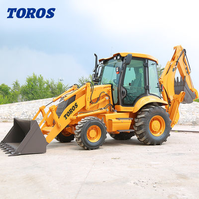 качество  TOROS Versatile Mini Backhoe Loader Machine 1 Ton 2 Ton 3 Ton завод