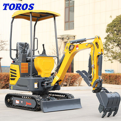 Diesel Engine 1.2t Mini Excavator Machine 1.5 Ton Mini Digger 1 Year Warranty