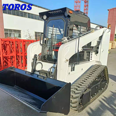качество  All Terrain Skid Steer Loader With Cummins B3.3 Engine Easy To Maneuver завод
