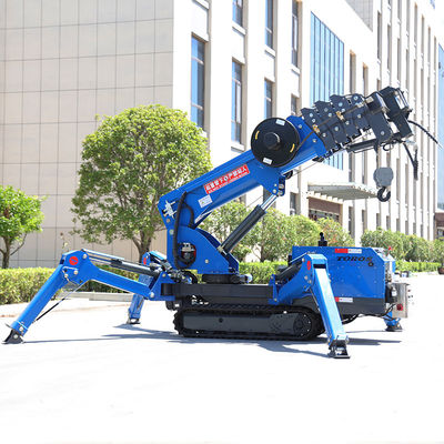 Span 16.8m TOROS Tracked Spider Crane For Narrow Space Engineering