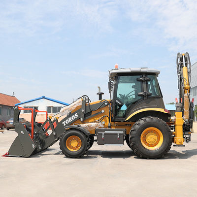 Powerful All In One Backhoe Excavator Loader With 1m3 Bucket Capacity