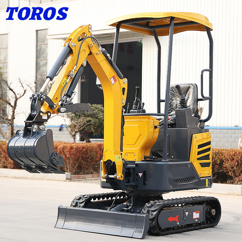 Diesel Engine 1.2t Mini Excavator Machine 1.5 Ton Mini Digger 1 Year Warranty