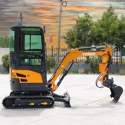 11.8KW 2600rpm 1,8 тонны мини-экскаватор Маленький экскаватор для фермы