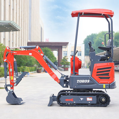 Высокоэффективный мини-экскаватор 1.2T для ландшафтного садоводства