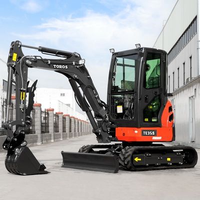 Toros 3,5 тонны мини экскаватор с двигателем Kubota Micro Digger Mult Functions bagger