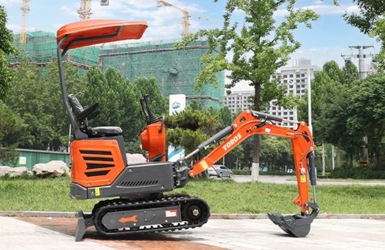 Мини-экскаватор 1200 кг эксплуатационной массы, двигатель Kubota