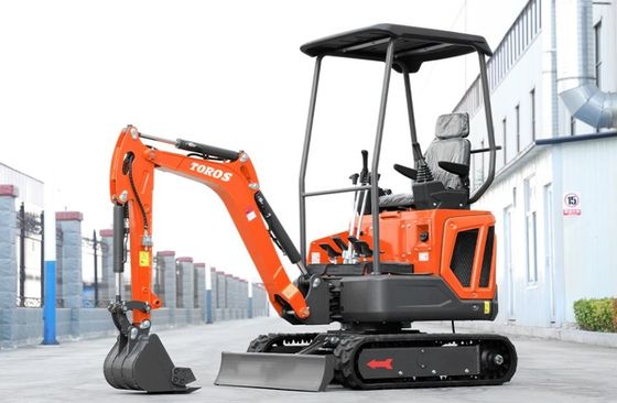Мини-экскаватор 1600 кг эксплуатационной массы, двигатель Kubota