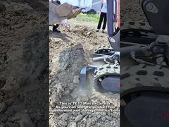 Муниципальные работы 1,2 тонны 0,8 тонны мини экскаваторная машина высокой мощности